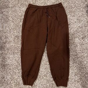 PINK Brown Jogger Pants Size XL